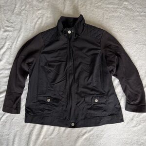 Croft & Barrow Black Lightweight Jacket